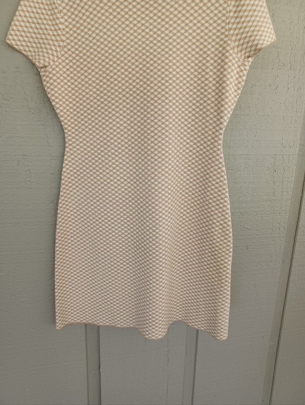 Theory Branteen Short Sleeve Precision Knit Dress Size M Women Preppy Stretch - Picture 3 of 12